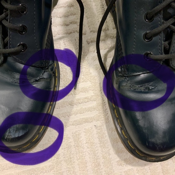 Dr. “Doc” Martens Smooth Leather Lace Up Boots - Picture 6 of 10